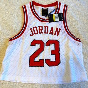 Women's Jordan White Essentials Jersey NWT